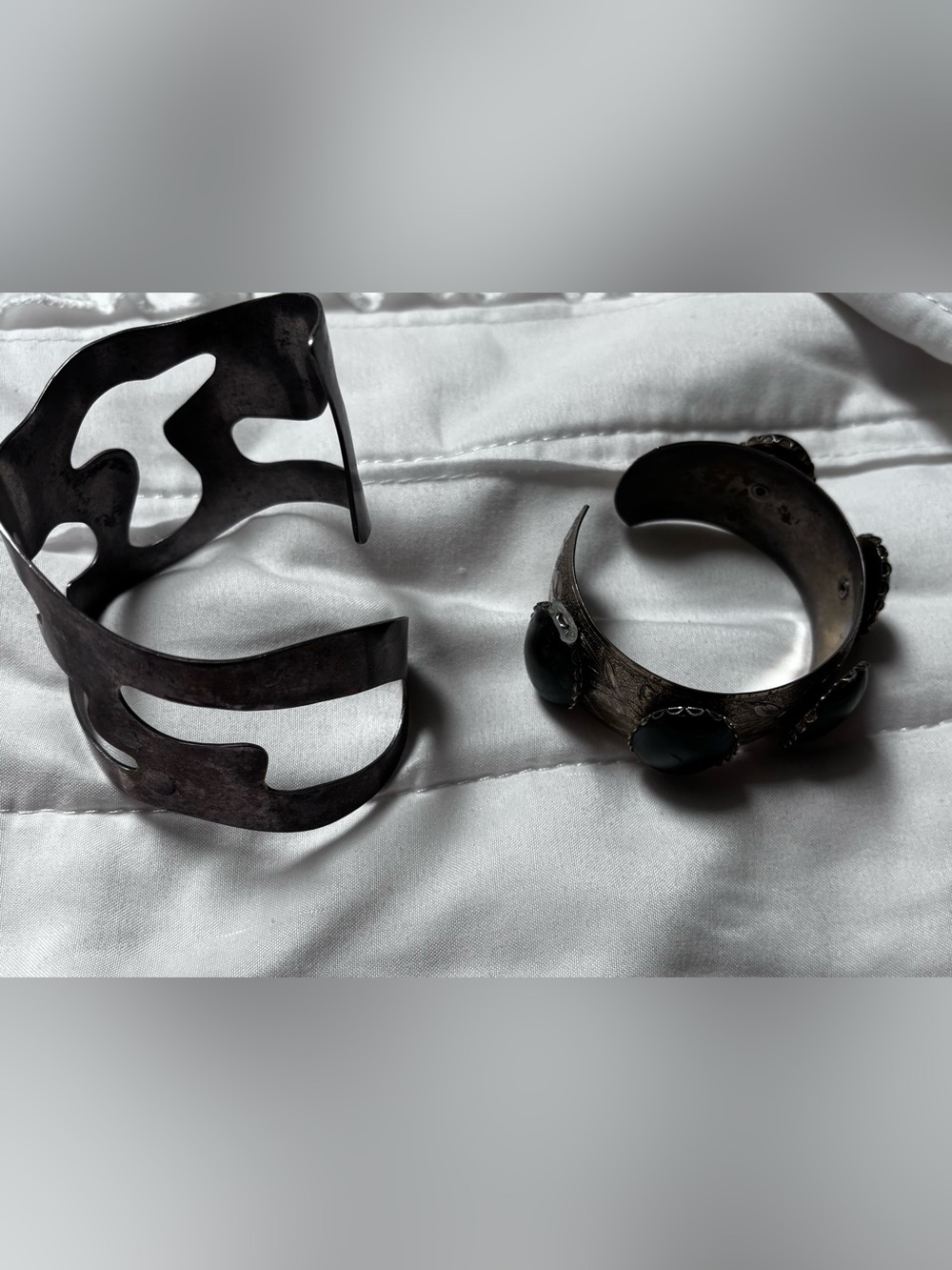Beautiful Handmade in the 1960s Cuff Bracelets.